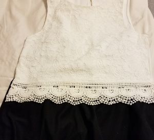 White Ambience crop top NWOT